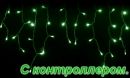 Бахрома светодиодная с контроллером LED-SKI-3M/0.8-220V-G-C