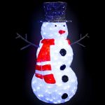 Акриловая фигура "СНЕГОВИК В ШЛЯПЕ" LED-RL-SM1-3D